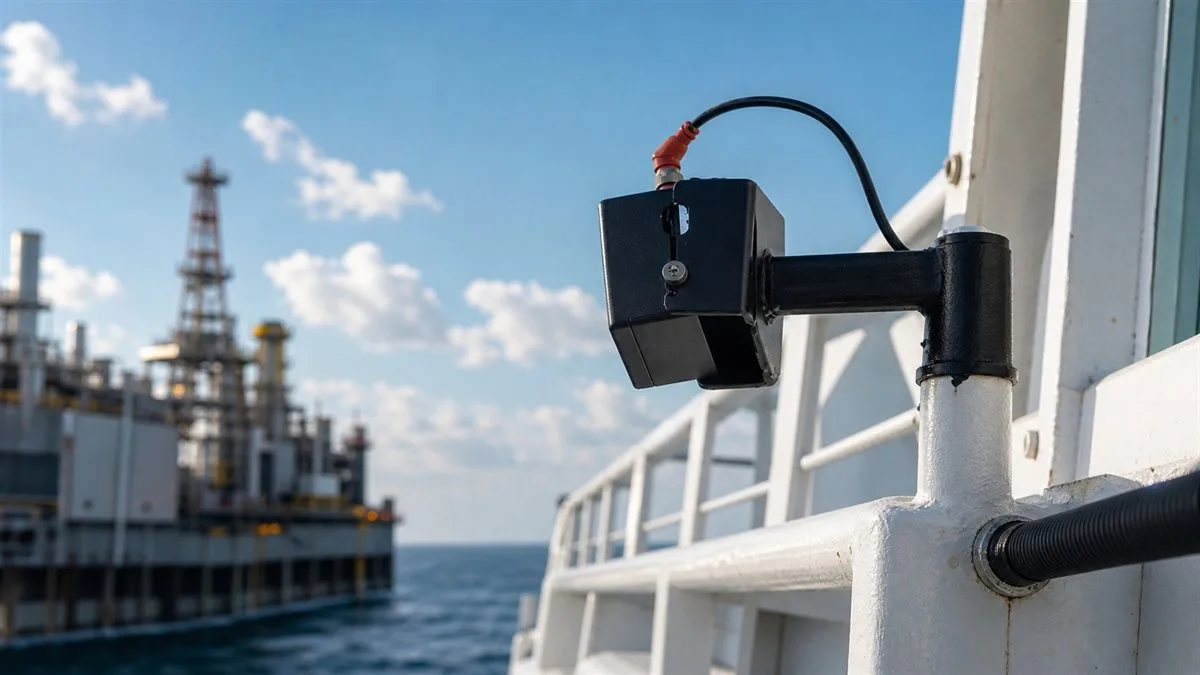 ADAM, radar de aproximação instalado no passadiço de uma embarcação de apoio marítimo